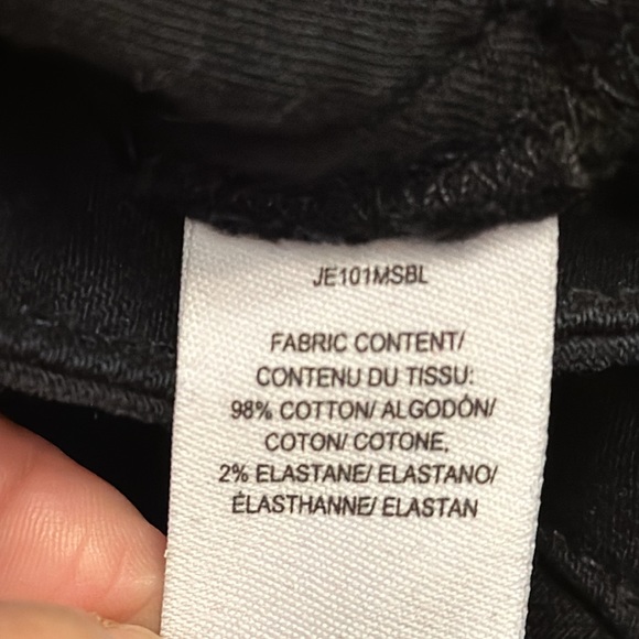 Derek Lam Gia Mid Rise Cropped Flare Jeans in Jet Black Size 25. Raw hem - Picture 13 of 16